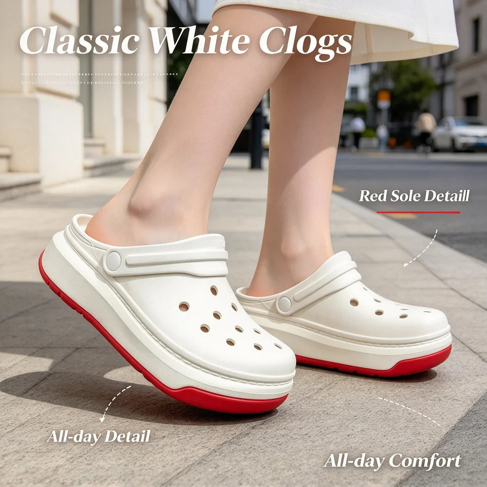 Crocs Classic Clog Slippers – Lightweight, All-Day Comfort, Unisex