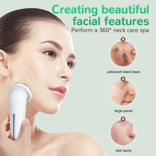 3-in-1 Face & Neck Beauty Device – EMS, Hot & Cold Modes, LED, Anti-Ageing