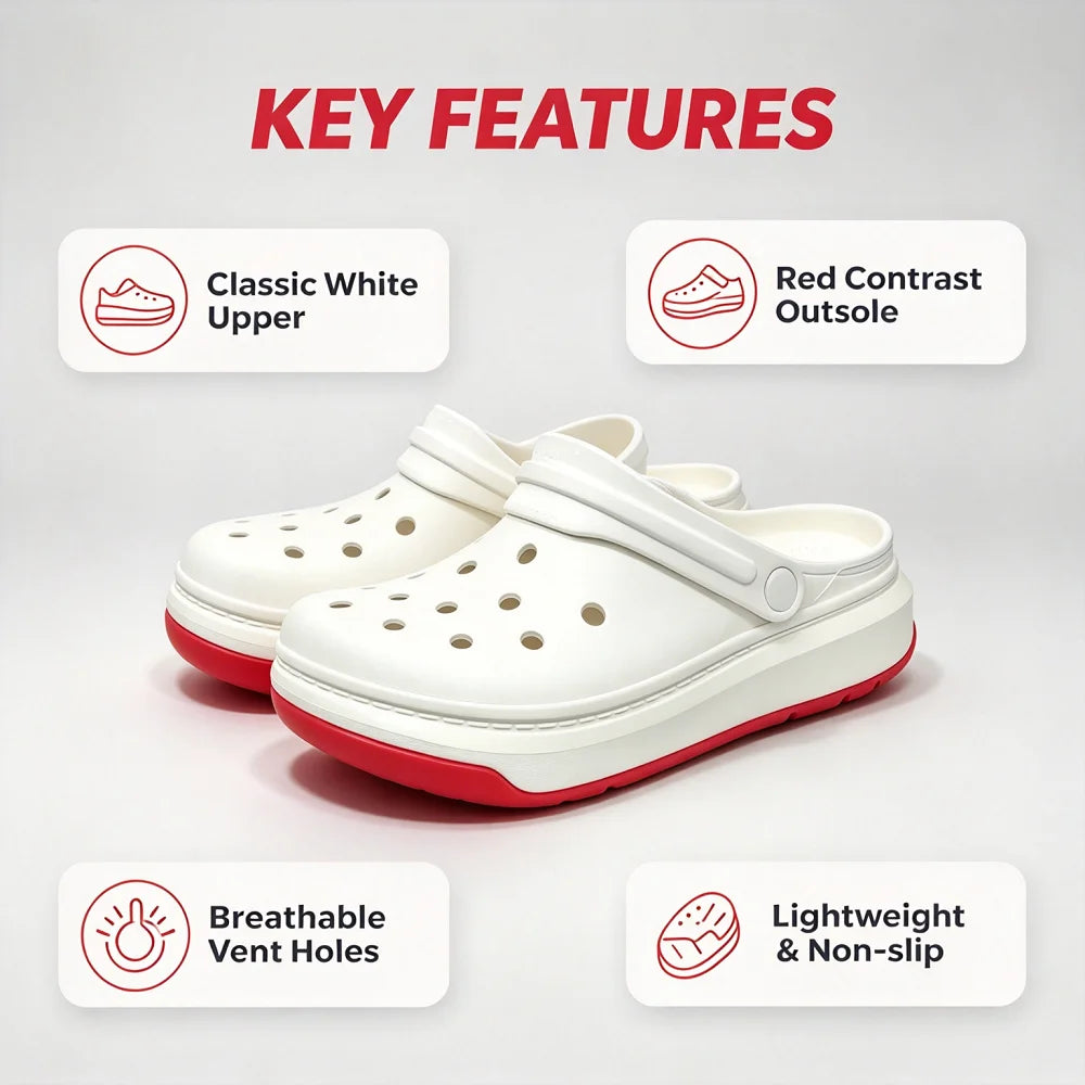 Crocs Classic Clog Slippers – Lightweight, All-Day Comfort, Unisex