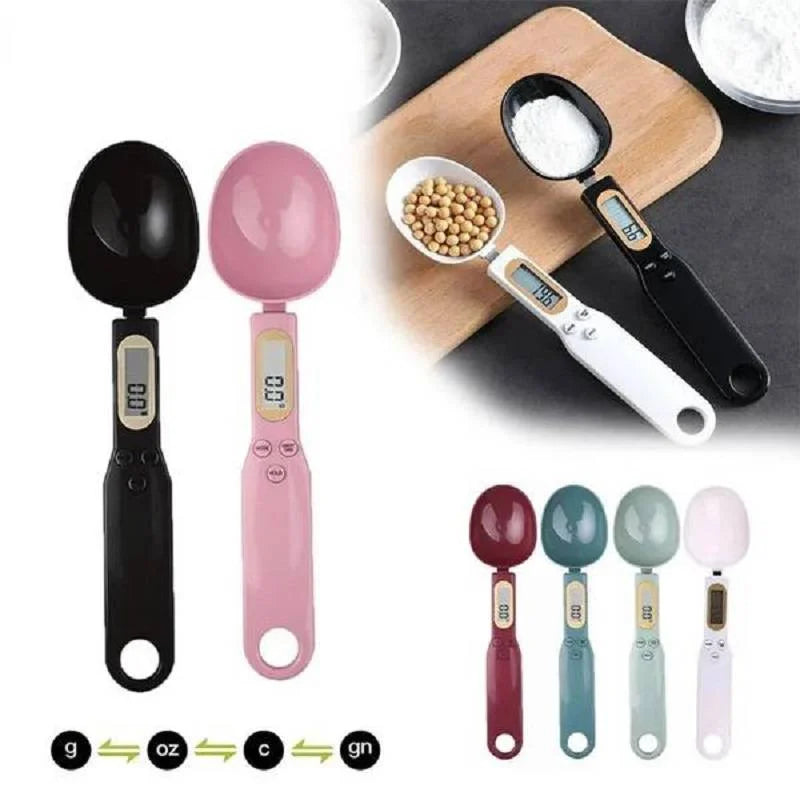 Digital Measuring Spoon Scale – 500g / 0.1g Precision, LCD Display, CE Certified, Kitchen Baking Tool