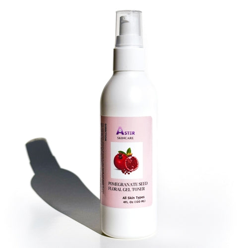 Brightening & Lifting Floral Gel Toner – Pomegranate, Rose Water & Green Tea, All Skin Types