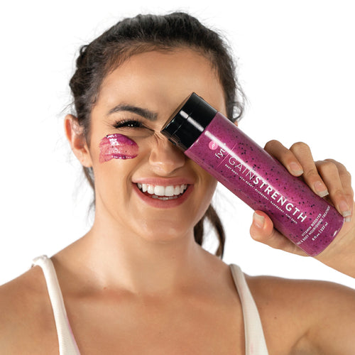 Exfoliating Face & Body Mask with Acai Berry, Blueberry & Beet – Anti-Ageing, Vegan