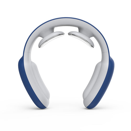 Smart Electric Neck & Shoulder Massager – Pulse, Heat Compress, 3 Modes, Blue